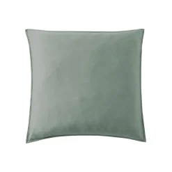 Federa cuscino letto quadrato lyocell Tencel™ lavato (63 x 63 cm) Olivia Verde eucalipto