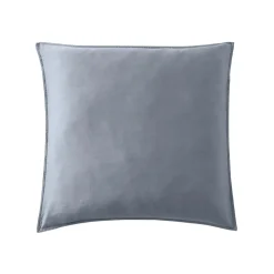 Federa cuscino letto quadrata in lyocell Tencel™ lavato (63 x 63 cm) Olivia Blu stone