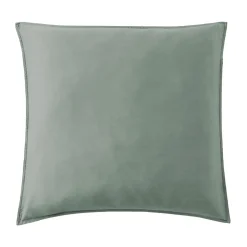 Federa cuscino letto quadrata in lyocell Tencel™ lavato (80 x 80 cm) Olivia Verde eucalipto