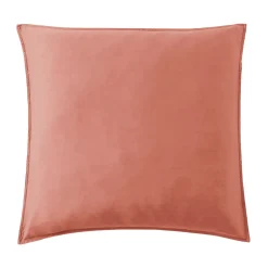 Federa cuscino letto quadrato lyocell Tencel™ lavato (80 x 80 cm) Olivia Terracotta
