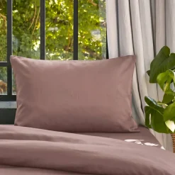 Federa cuscino letto rettangolare lyocell Tencel™ lavato (50 x 70 cm) Olivia Rosa blush