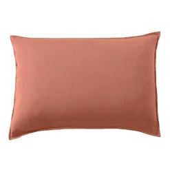Federa cuscino letto rettangolare lyocell Tencel™ lavato (50 x 80 cm) Olivia Terracotta