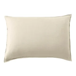 Federa cuscino letto rettangolare lyocell Tencel™ lavato (50 x 70 cm) Olivia Beige pampa