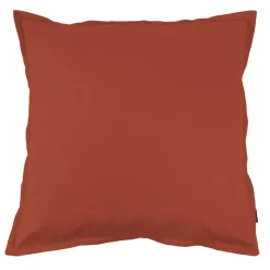Federa cuscino quadrata in percalle di cotone (80 x 80 cm) Cali Terracotta