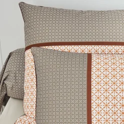 Federa cuscino quadrata in percalle di cotone (65 x 65 cm) Gabin Multicolore