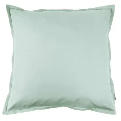 Federa cuscino quadrata percalle di cotone (80 x 80 cm) Cali Verde eucalipto