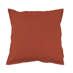 Federa cuscino quadrata percalle di cotone (65 cm) Cali Terracotta