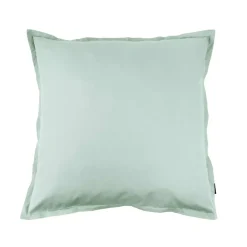 Federa cuscino quadrata percalle di cotone (65 x 65 cm) Cali Verde eucalipto