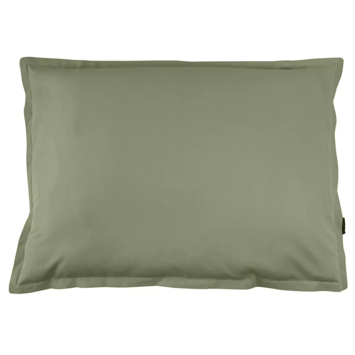 Federa cuscino rettangolare percalle di cotone (70 cm) Cali Verde rosmarino