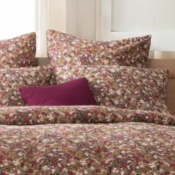 Federa cuscino rettangolare garza di cotone (50 x 70 cm) Constance Camel