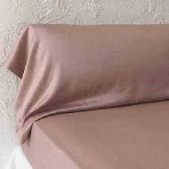 Federa per cuscino a rullo in lyocell Tencel™ lavato (27 x 185 cm) Olivia Rosa blush