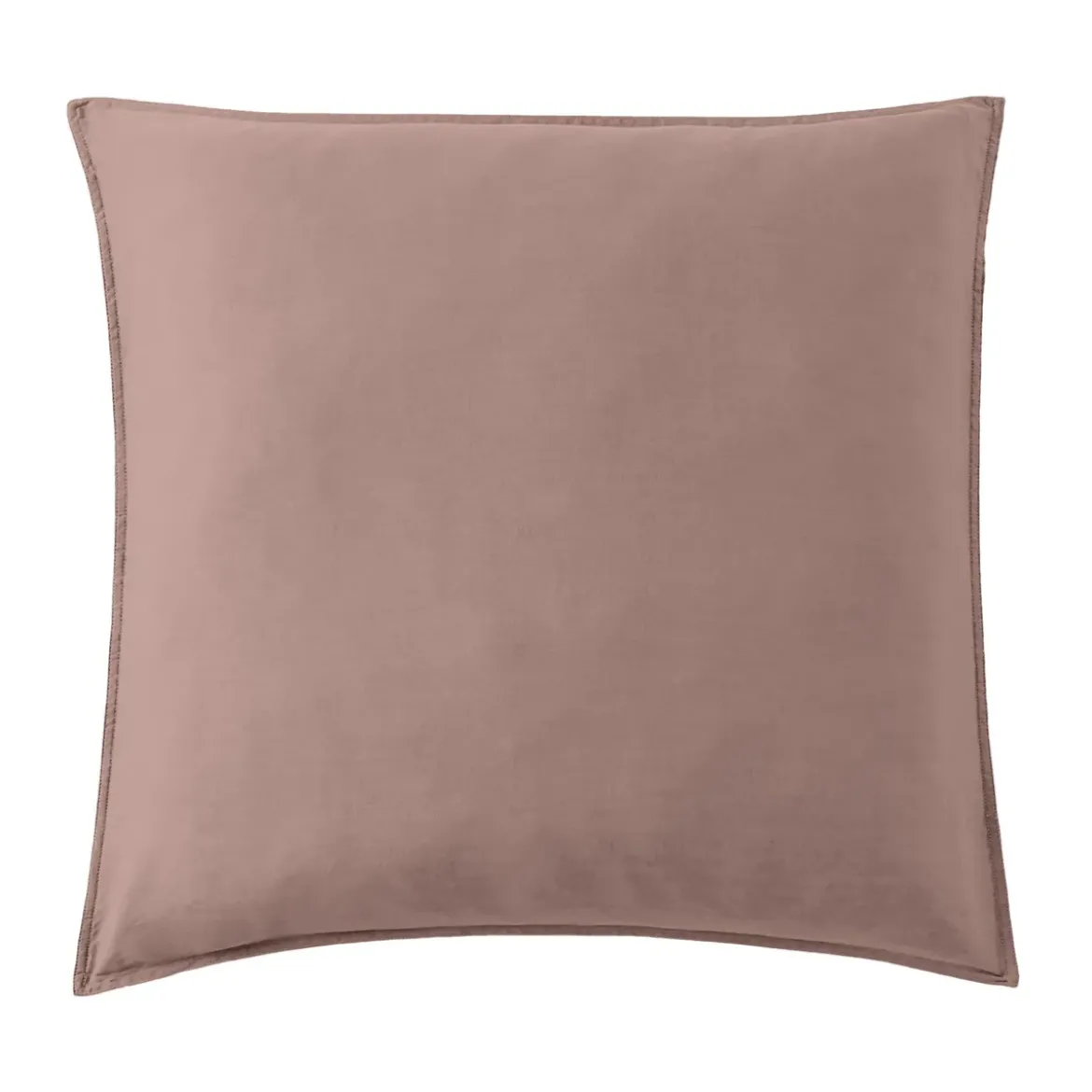 Federa per cuscino da letto quadrata in lyocell Tencel™ lavato (80 x 80 cm) Olivia Rosa blush
