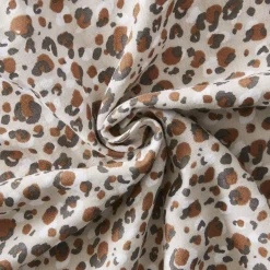 Federa per cuscino letto rettangolare in garza di cotone (50 x 70 cm) Rosa Marrone