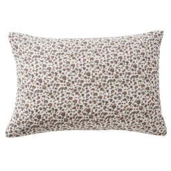 Federa per cuscino letto rettangolare in garza di cotone (50 x 70 cm) Rosa Marrone