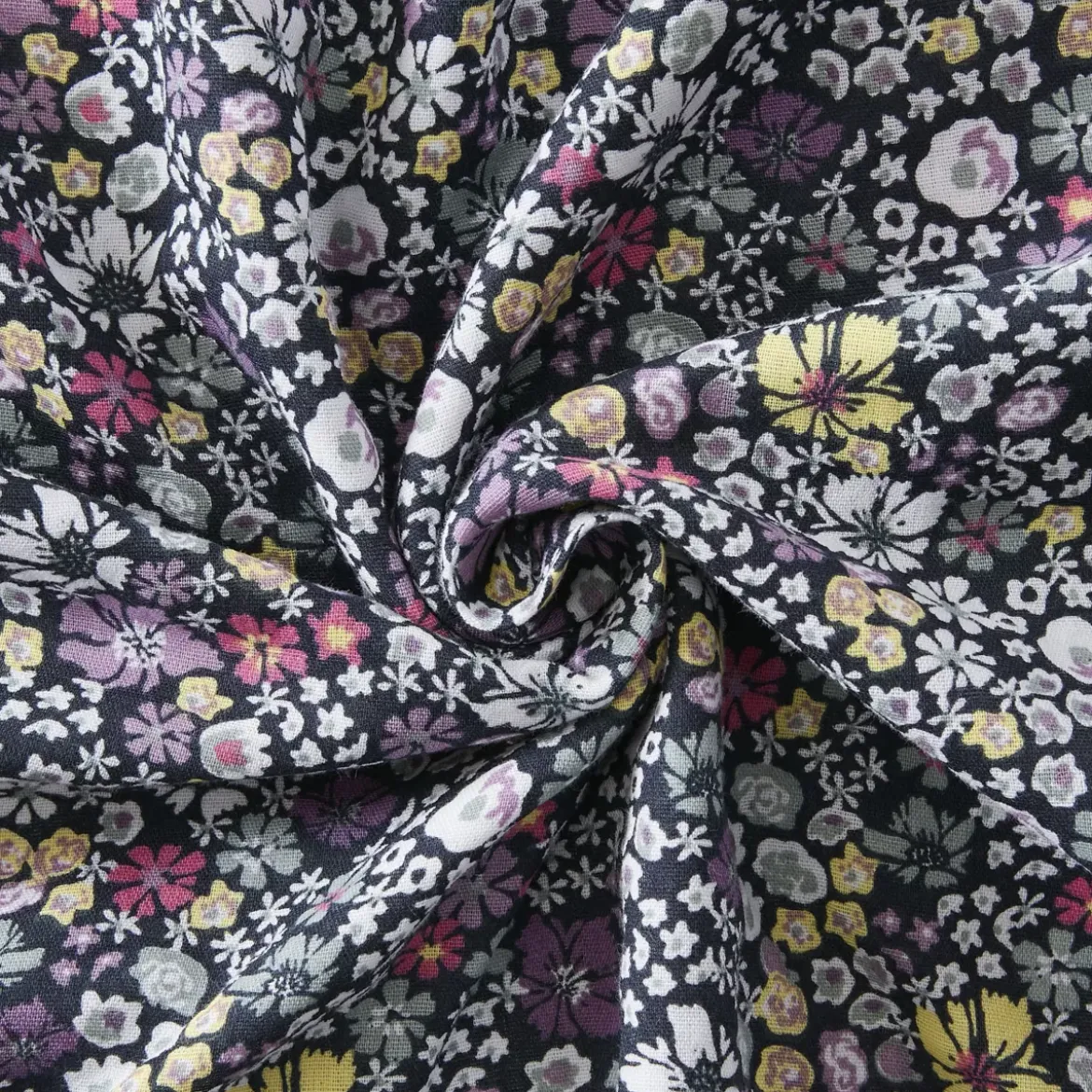 Federa per cuscino letto rettangolare in garza di cotone (50 x 70 cm) Elya Viola