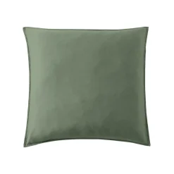Federa per cuscino letto quadrata in lyocell Tencel™ lavata (63 x 63 cm) Olivia Verde rosmarino