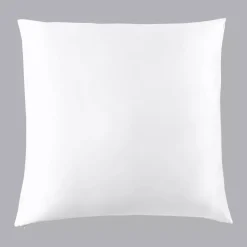 Federa per cuscino quadrata in seta di gelso (80 x 80 cm) Mizuki Bianca