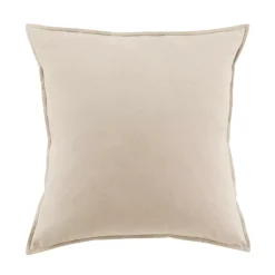 Federa per cuscino quadrata flanella di cotone (63 x 63 cm) Nina Tortora