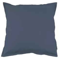 Federa per cuscino quadrata in percalle di cotone (80 x 80 cm) Cali Blu marino