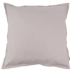 Federa per cuscino quadrata in percalle di cotone (80 x 80 cm) Cali Grigio chiaro