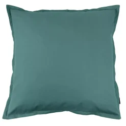 Federa per cuscino quadrata in percalle di cotone (80 x 80 cm) Cali Blu anatra