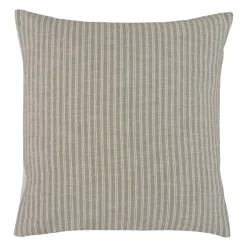 Federa per cuscino quadrata reversibile in cotone testurizzato e percalle (80 x 80 cm) Alice Verde