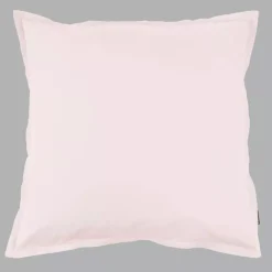Federa per cuscino quadrata in percalle di cotone (80 x 80 cm) Cali Rosa cipria