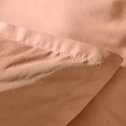 Federa per cuscino quadrata percalle di cotone (80 x 80 cm) Cali Corallo