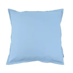 Federa per cuscino quadrata in percalle di cotone (65 x 65 cm) Cali Azzurro