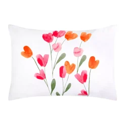 Federa per cuscino rettangolare in percalle (50 x 70 cm) Tulipa Multicolore