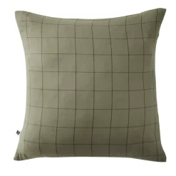 Federa quadrata garza di cotone (60 cm) Gaïa Match Verde rosmarino