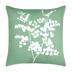 Federa quadrata in percalle (63 x 63 cm) Sylvana Verde
