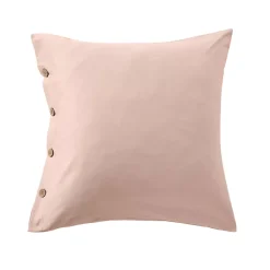 Federa quadrata in percalle di cotone (65 x 65 cm) Diane Rose Blush