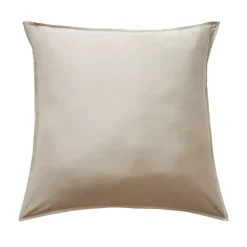 Federa quadrata in raso di bambù (63 x 63 cm) Sienna Beige pampa
