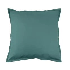 Federa quadrata percalle di cotone (65 cm) Cali Blu anatra
