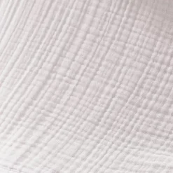 Federa quadrupla garza di cotone (50 x 80 cm) Victoria x Gaïa Bianco chantilly