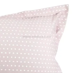 Federa rettangolare cotone superiore Glamour Rosa