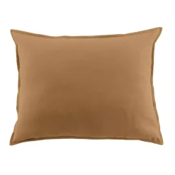 Federa rettangolare flanella di cotone (50 x 70 cm) Théa Camel