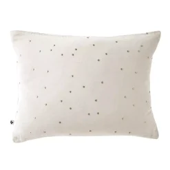 Federa rettangolare garza di cotone (70 cm) Gaïa Chic Beige pampa