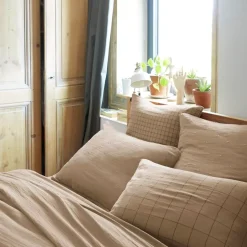 Federa rettangolare garza di cotone (50 x 70 cm) Gaïa Chic Corda