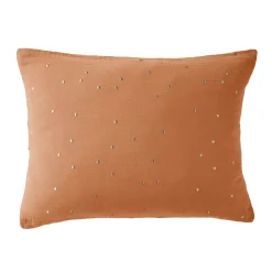 Federa rettangolare garza di cotone (50 x 70 cm) Gaïa Chic Albicocca