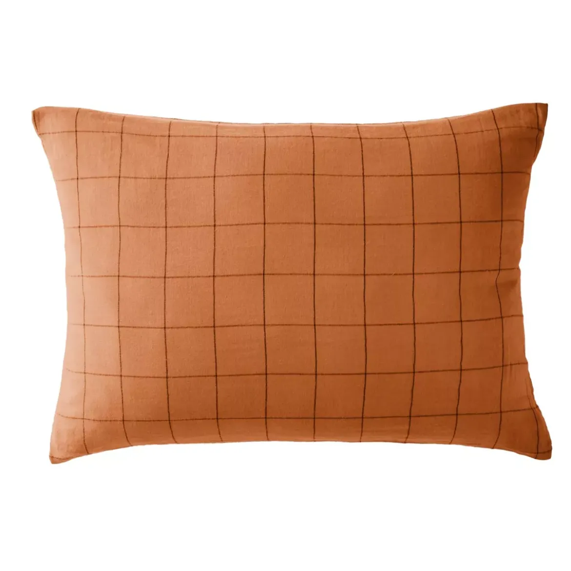 Federa rettangolare garza di cotone (50 x 70 cm) Gaïa Match Albicocca