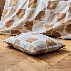 Federa rettangolare in cotone (50 x 70 cm) Arty Marrone seppia