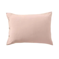 Federa rettangolare in percalle di cotone (50 x 70 cm) Diane Rose Blush