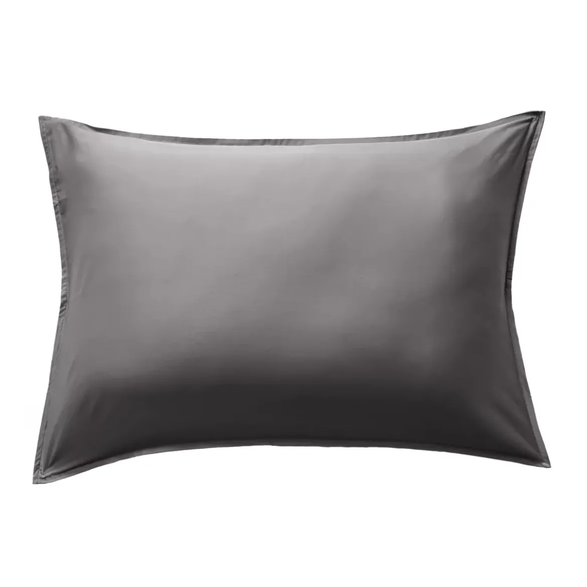 Federa rettangolare in raso di bambù (70 cm) Sienna Grigio granito