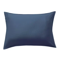 Federa rettangolare in raso di bambù (70 cm) Sienna Blu notte