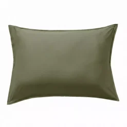 Federa rettangolare in raso di bambù (50 x 70 cm) Sienna Verde rosmarino