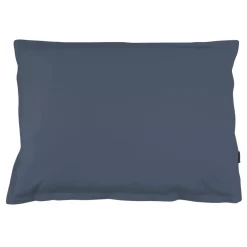 Federa rettangolare percalle di cotone (80 cm) Cali Blu marino