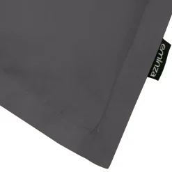 Federa rettangolare percalle di cotone (70 cm) Cali Grigio antracite
