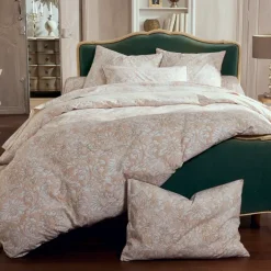 Federa rettangolare percalle di cotone (50 x 70 cm) Palazzo Beige